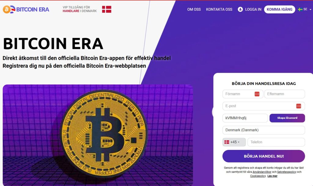 Bitcoin Era bluff? Här är Bitcoin Eras hemsida, avgör själv.